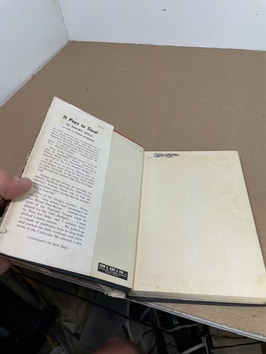 It Pays To Steal Maury Wills 1963 Prentice Hall Hardcover - Foto 5 di 9