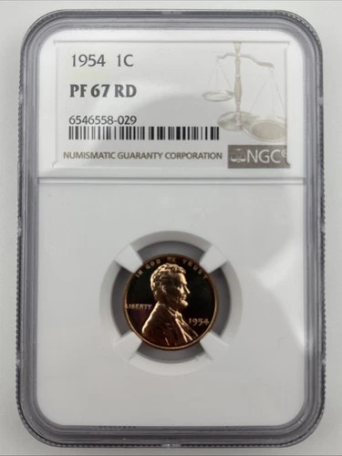 1954 Lincoln Wheat Cent NGC Proof 67 Red
