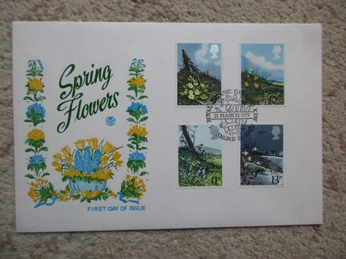 1979 FLOWERS UNADDRESSED STUART FIRST DAY COVER, ROYAL BOTANIC GARDENS, KEW H/S