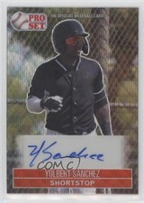 2021 Leaf Pro Set Metal 1991 Base Red Wave Yolbert Sanchez #PS1-YS1 Auto 10k8