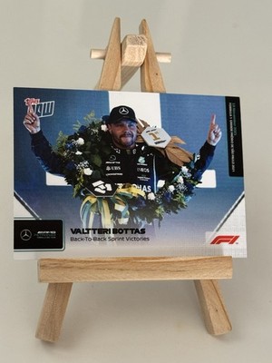2021 Topps Now Formula 1 2021 Valtteri Bottas Mercedes Back to Back Sprint Wins