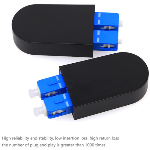 9/125 SC/UPC Single Mode SM Double SC Fiber Loopback Fiber Opitc Adapter C - Afbeelding 6 van 10
