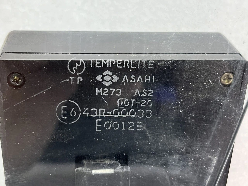 Honda Accord 1985 sedán conductor izquierdo puerta delantera ventana de vidrio Foto 2 de 4