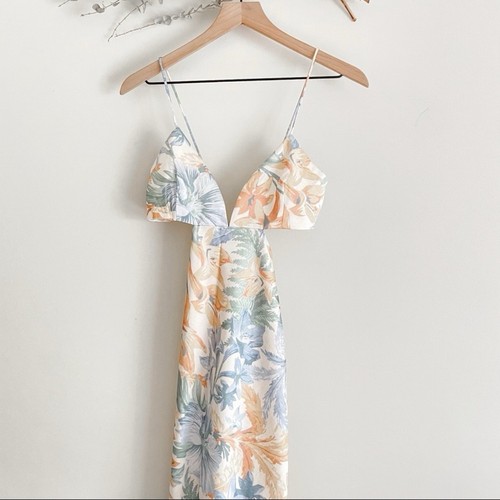 Vestido sin Mangas Anthropologie Significant Otro Floral Recorte Floral Talla 10 - Imagen 13 de 18