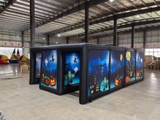 inflatable Halloween Haunted House Inflatable Haunted Labyrinth Maze for Outdoor