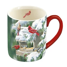 Lang Companies,  Cardinal Christmas Coffee Mug