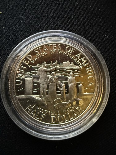 1986-S Statue of Liberty Centennial Commemorative Proof Clad Half Dollar S191 - Picture 2 of 2
