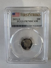2021-S Roosevelt Clad Dime PR70DCAM First Strike PCGS