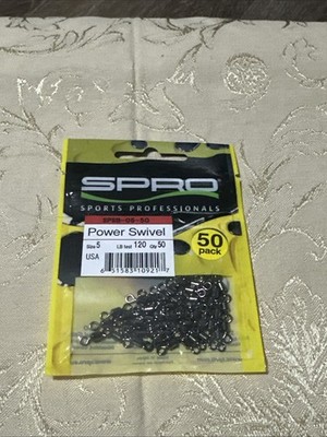 Spro Power Swivel Size 5 120lbs Pack Of 50