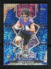 2022 Mosaic Rookies Redemption Pack Blue Sparkle Prizm SP Charlie Kolar 1m1a