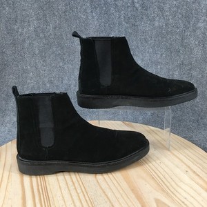 Mens Black Suede Chelsea Boots | eBay display picture 2