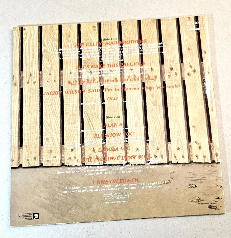 Kevin Rowland authentic signed DEXYS MIDNIGHT RUNNERS Too-Rye-Ay 1982 LP Mercury - Bild 4 von 4