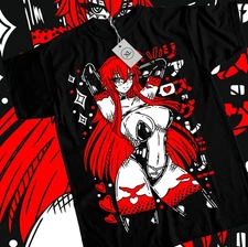 Rias Gremorye T-Shirt High School DxD Rias Gremory Waifu Shirt Black