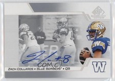 2025 SP Game Used Edition CFL Auto Zach Collaros #CFL-ZC Auto o4u