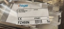 Neuer OVP Hager Leitungseinführungsflansch Univers Systeme FZ468N Mit Anleitung