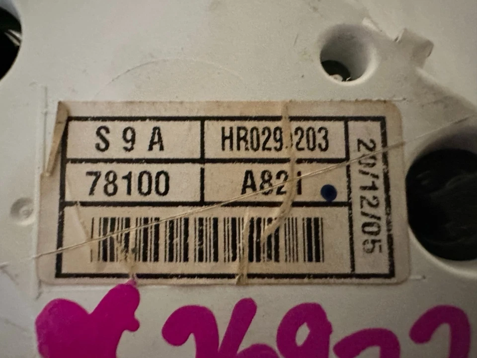 Cuadro de instrumentos velocímetro tablero Honda CR-V EX & SE 2005 y 06 132.055 millas Foto 3 de 4
