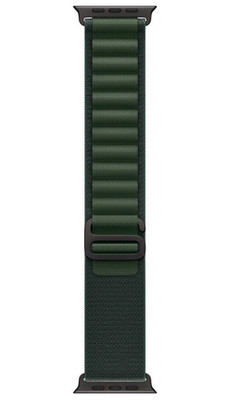 Original Apple Watch (Ultra) 44/45/46/49mm Alpine Loop Band Dark Green Größe S