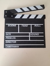 Director Movie Clapper Board Video Clapboard Film Slate Vintage Black