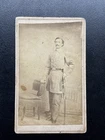 Original Us Civil War Cabinet Photo Of Cavalry Officer Jed Waldo