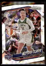Alysha Clark #129 2025 Panini Prizm WNBA Ice Prizms