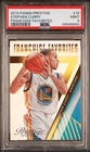 2014 PANINI PRESTIGE FRANCHISE FAVORITES #10 STEPHEN CURRY PSA 9