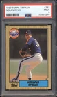 1987 Topps Tiffany Baseball Nolan Ryan #757 PSA 9 ASTROS MINT HOF