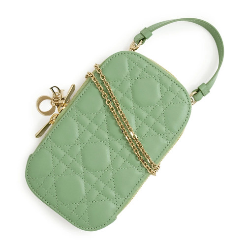 Christian Dior Lady Callin Dior Phone Holder Case Green Mint S0872ONMJ #926