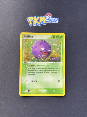 Pokemon TCG Koffing Team Rocket Returns 61/109 Reverse Holo Stamped MP.
