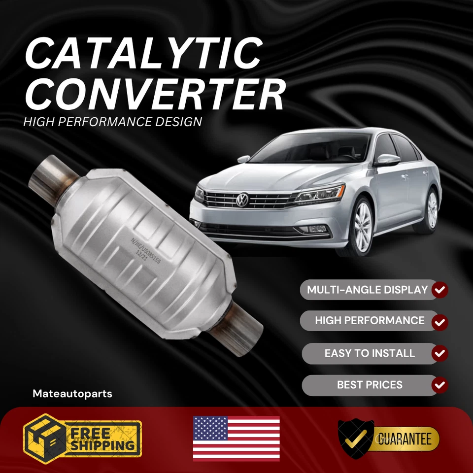 Convertidor Catalítico Para Todos Volkswagen Passat 2.25" Alta Calidad Mejores Materiales Foto 2 de 4