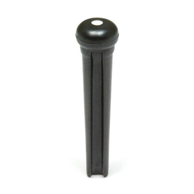 Graph Tech TUSQ traditioneller Stil geschlitzte Stegpins 6er Set (schwarz, weiß Do...