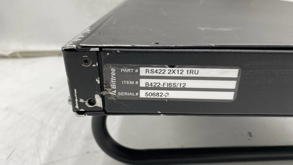 BITTREE RS422 2X12 1RU B422-FI6S/12 Patchbay Interconnect - Image 3 of 4