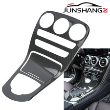 Carbon Optik Mittelkonsole Abdeckung f&uuml;r Mercedes W205 GLC X253 2016 2017-2019