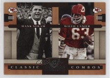 2008 Donruss Classics Classic Combos 226/1000 Hank Stram Willie Lanier HOF 11y7