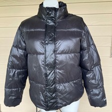 Fabletics Black Puffer Jacket Collarless size XXL / 1X