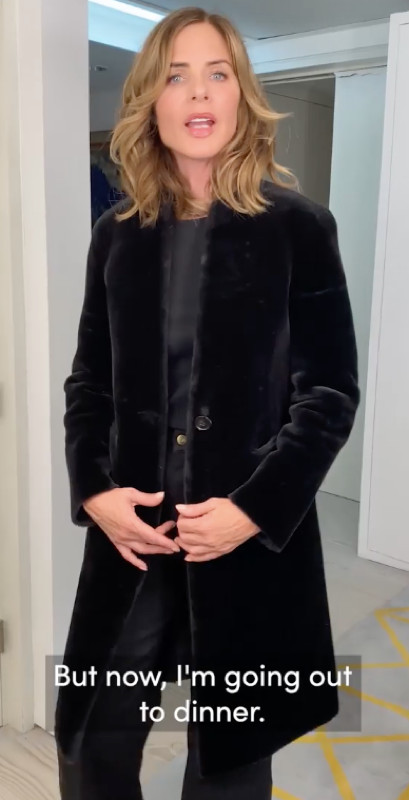 ZARA Trinny Black Faux Fur Coat Lapeless Size XS thumbnail 9