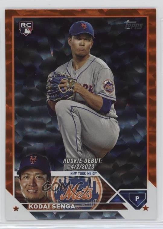 2023 Topps Update Rookie Debut Orange Foil 52/299 Kodai Senga #US20 14hk