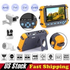 5inch HD CCTV Tester Monitor Support 8MP TVI/AHD 8MP CVI Camera, HDMI/VGA input
