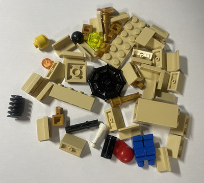 Lego 50x Teile Konvolut MOC / Star Wars Starter Set Tan Beige