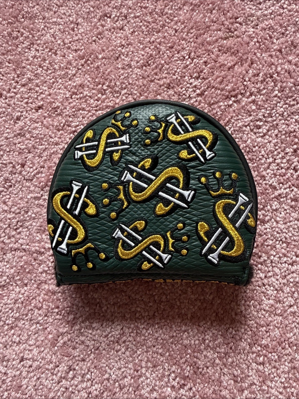 Scotty Cameron Custom Shop Green Cash Is King RH Mid Round Putter Headcover