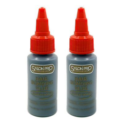 *NEW LOOK* Salon Pro Hair Bonding Glue Super Bond Perfect Hold 1oz (2PACK)