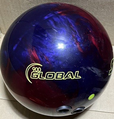 900 Global Burner Pearl 15 lb Bowling ball Used Single Drill