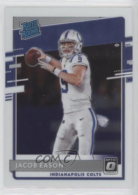 2020 Panini Donruss Optic Rated Rookies Jacob Eason #162 1e31