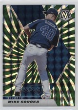 2021 Panini Mosaic Green Swirl Prizm 8/11 Michael Soroka Mike #149 18z2