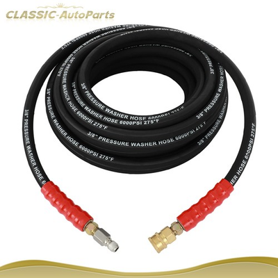 #ad #ad High Quality 6000 PSI Pressure Washer Hose 3 8quot; x 50ft R2 Rating New $58.01