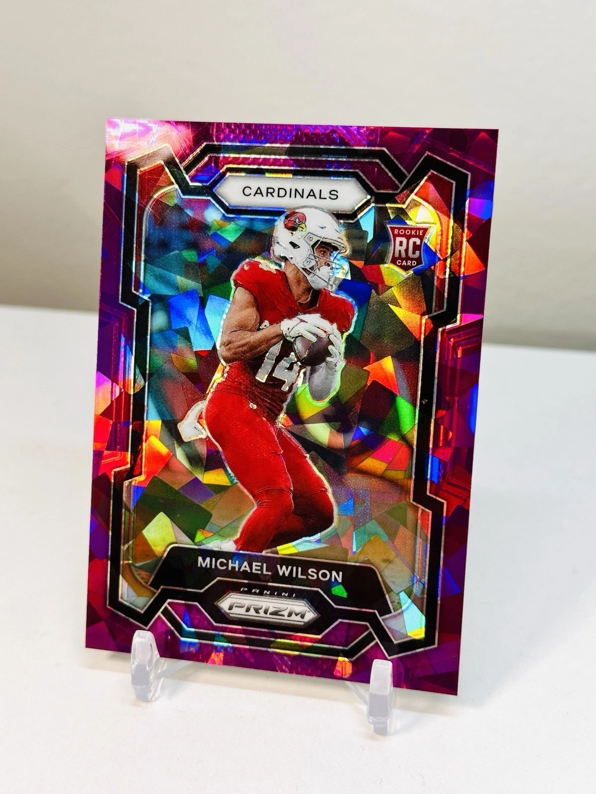 2023 Panini Prizm Rookies Purple Ice Prizm /225 Michael Wilson #303 Rookie RC
