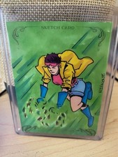 2018 Marvel Masterpieces sketch card Jubilee by N J Valente