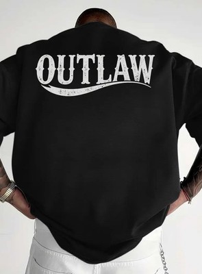 Outlaw Herren Oversize Shirt Streetwear Fashion Hip Hop Mode bis 5XL