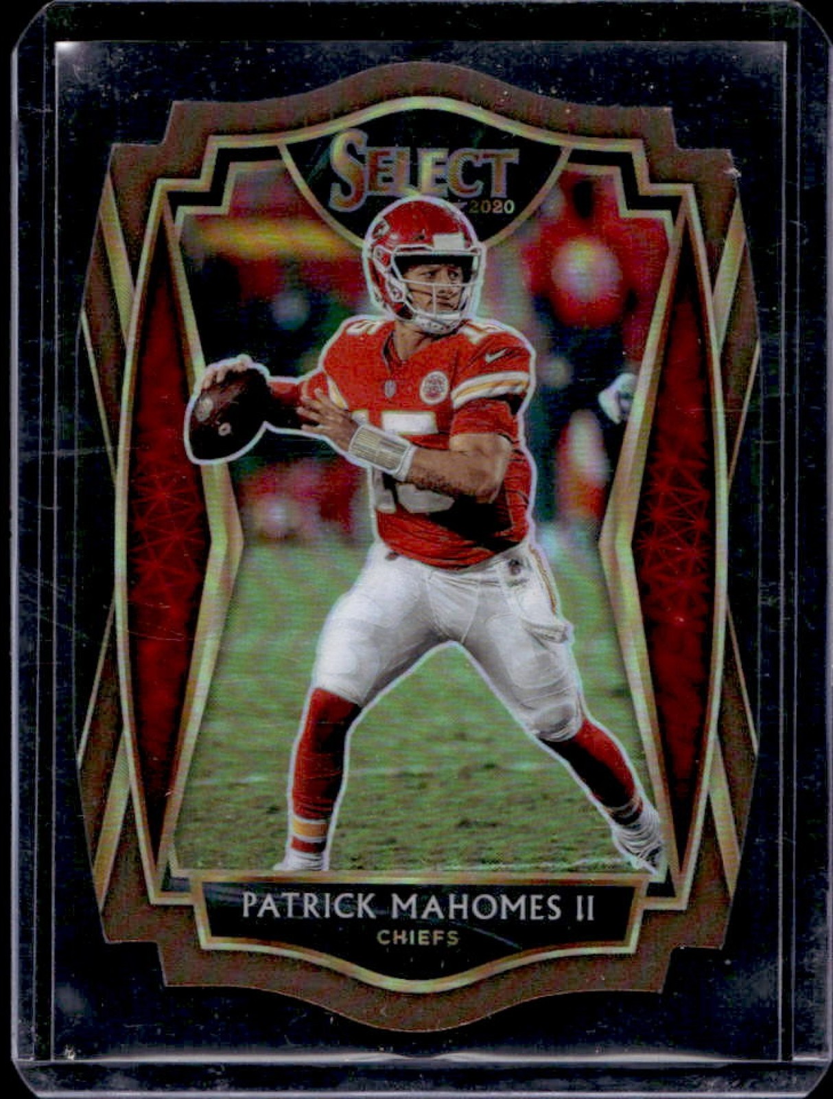 2020 Select Patrick Mahomes II Copper Prizm Die Cut Premier Level #112/355