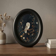 Oval Photo Frame Even Molded Border Tabletop Picture Frame