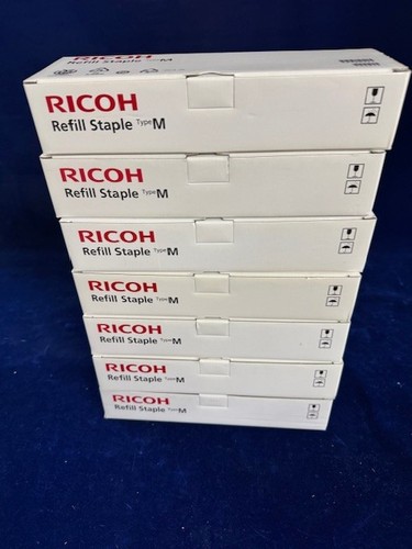 Ricoh 413026 Type M Box of 5 Refill Staple Cartridge 25,000 For SR4110, SR5000 - Picture 3 of 3